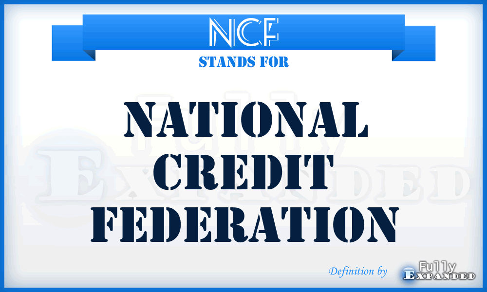 NCF - National Credit Federation