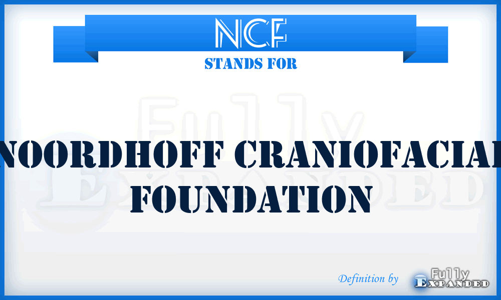 NCF - Noordhoff Craniofacial Foundation