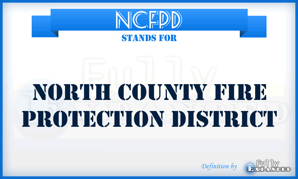 NCFPD - North County Fire Protection District