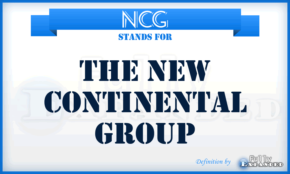 NCG - The New Continental Group
