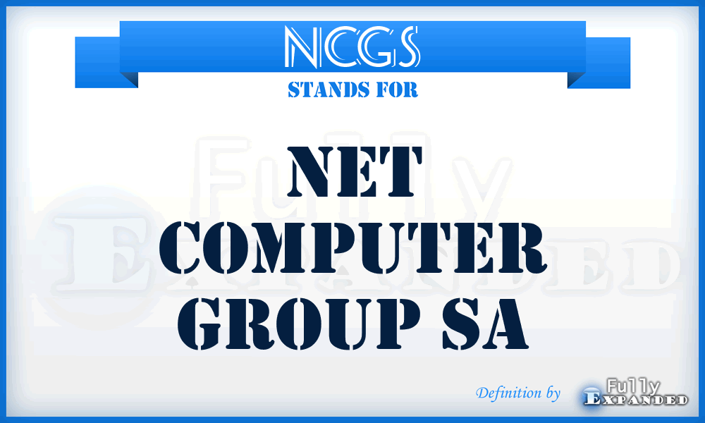 NCGS - Net Computer Group Sa