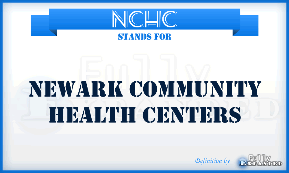 NCHC - Newark Community Health Centers