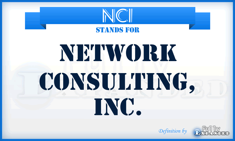 NCI - Network Consulting, Inc.