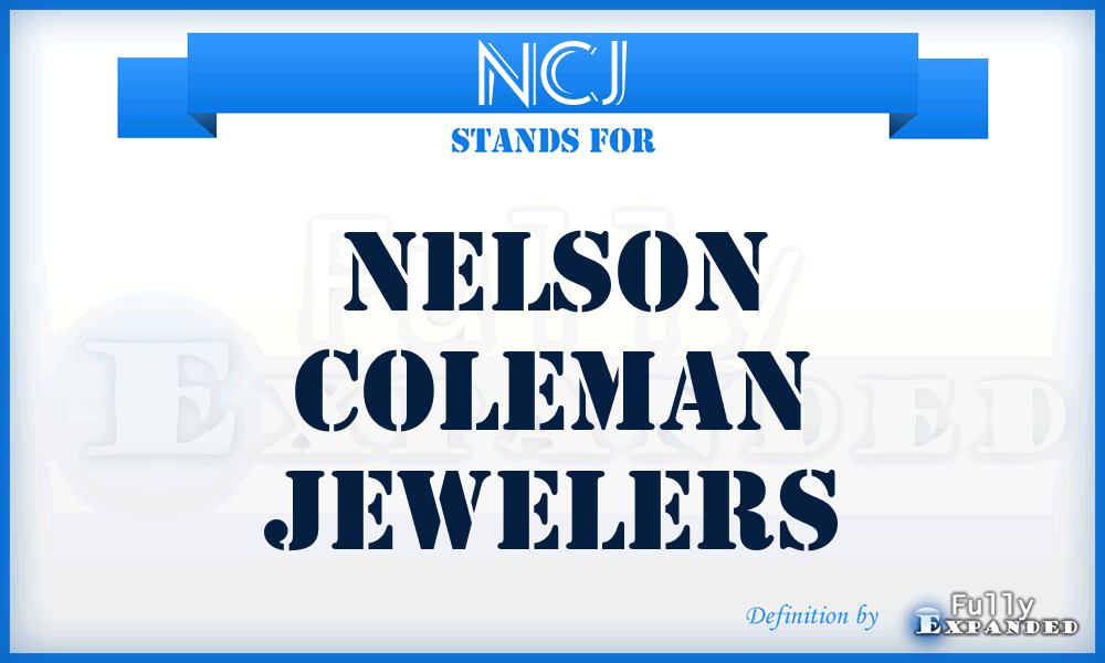 NCJ - Nelson Coleman Jewelers
