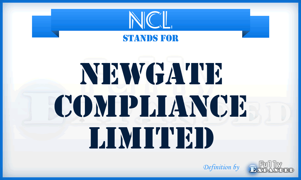 NCL - Newgate Compliance Limited