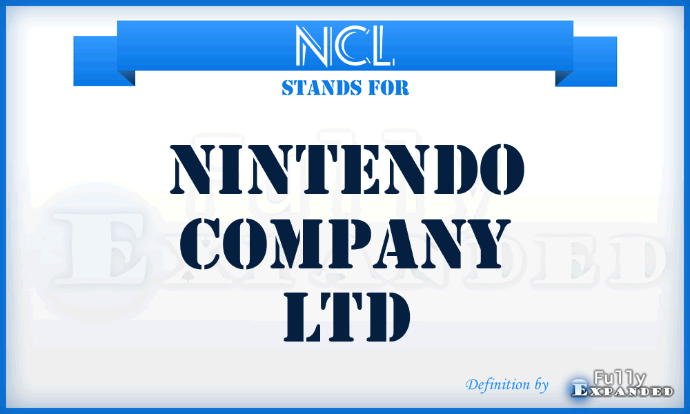 NCL - Nintendo Company Ltd