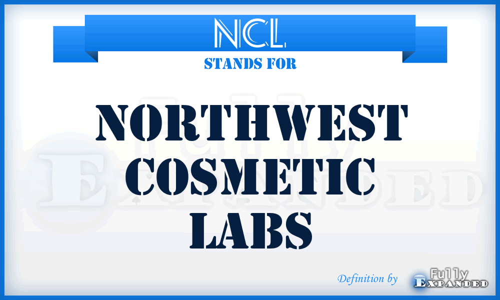 NCL - Northwest Cosmetic Labs