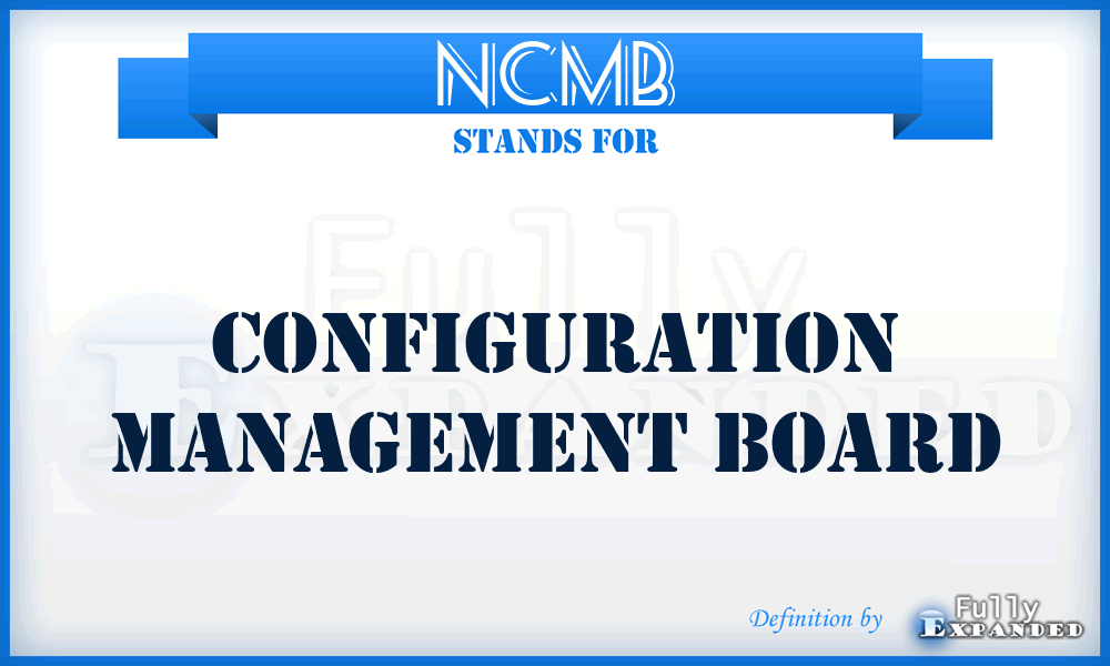 NCMB - Configuration Management Board