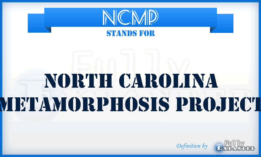 NCMP - North Carolina Metamorphosis Project