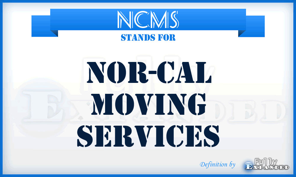 NCMS - Nor-Cal Moving Services