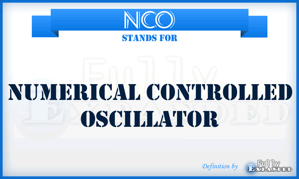 NCO - Numerical Controlled Oscillator