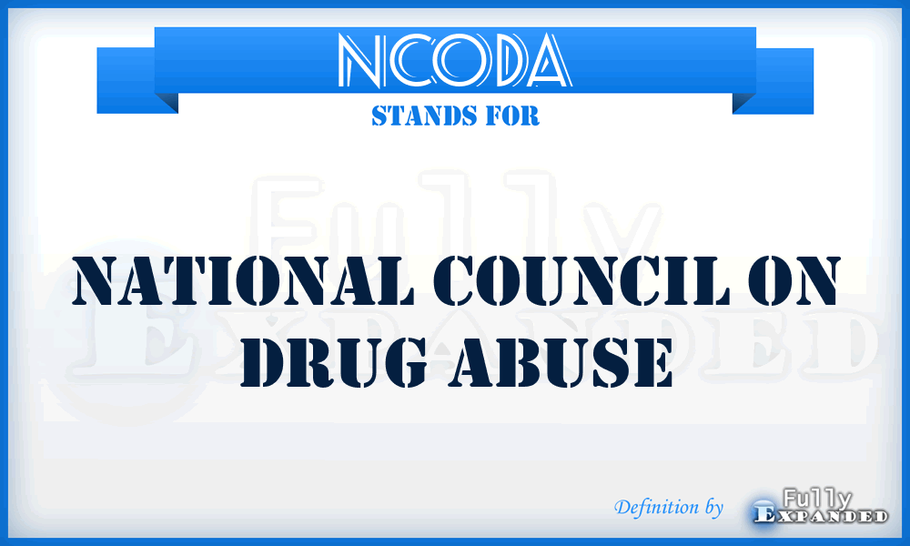 NCODA - National Council On Drug Abuse