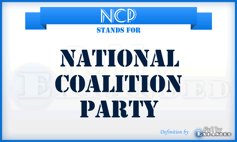 NCP - National Coalition Party