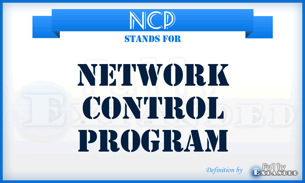 NCP - Network Control Program