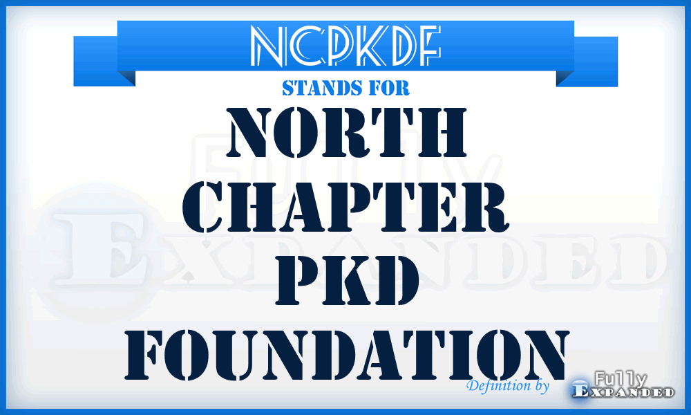 NCPKDF - North Chapter PKD Foundation