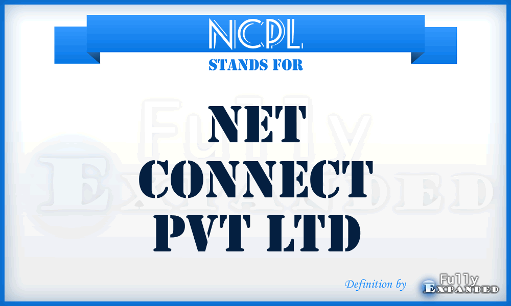 NCPL - Net Connect Pvt Ltd