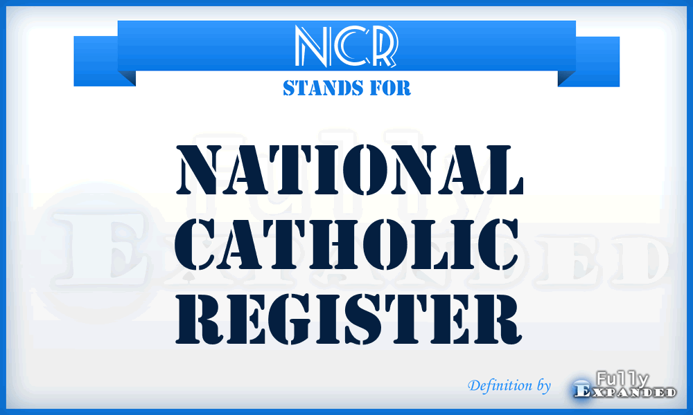 NCR - National Catholic Register