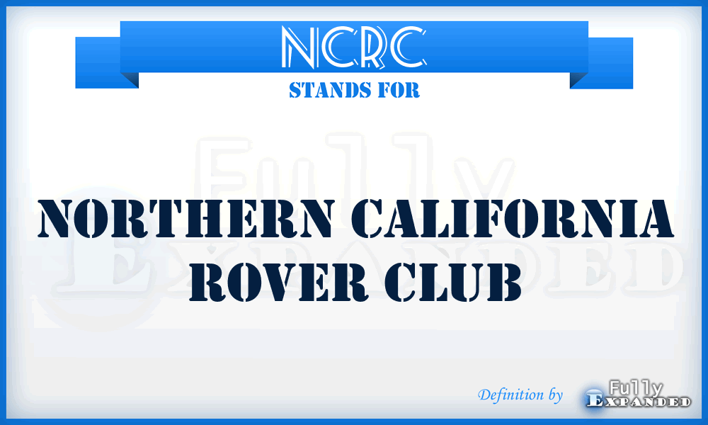 NCRC - Northern California Rover Club