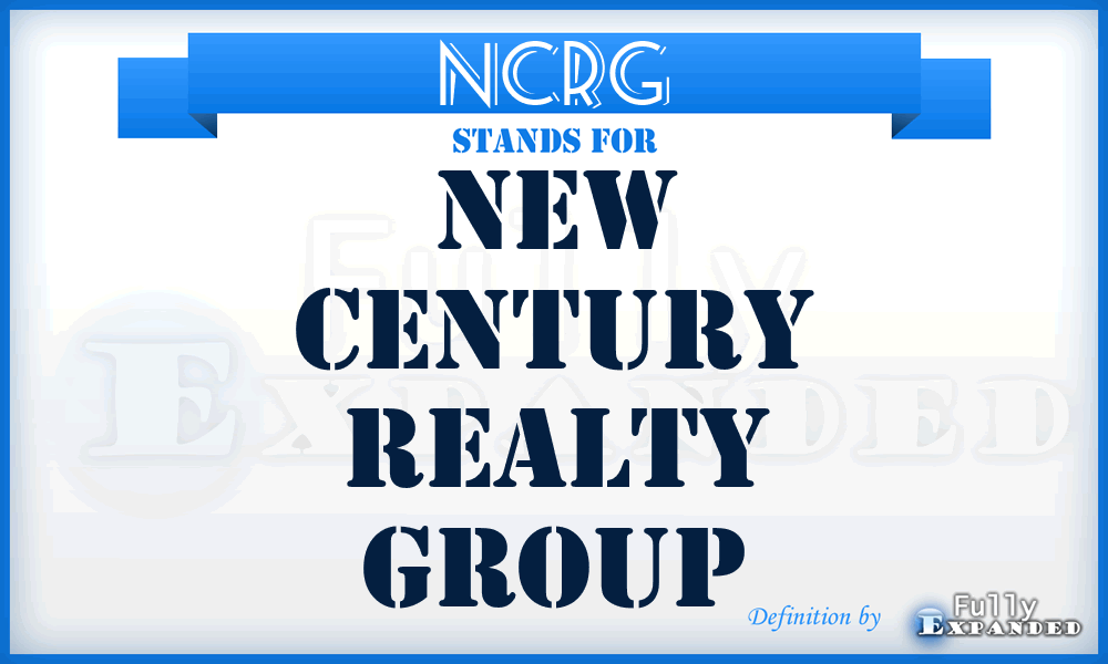 NCRG - New Century Realty Group