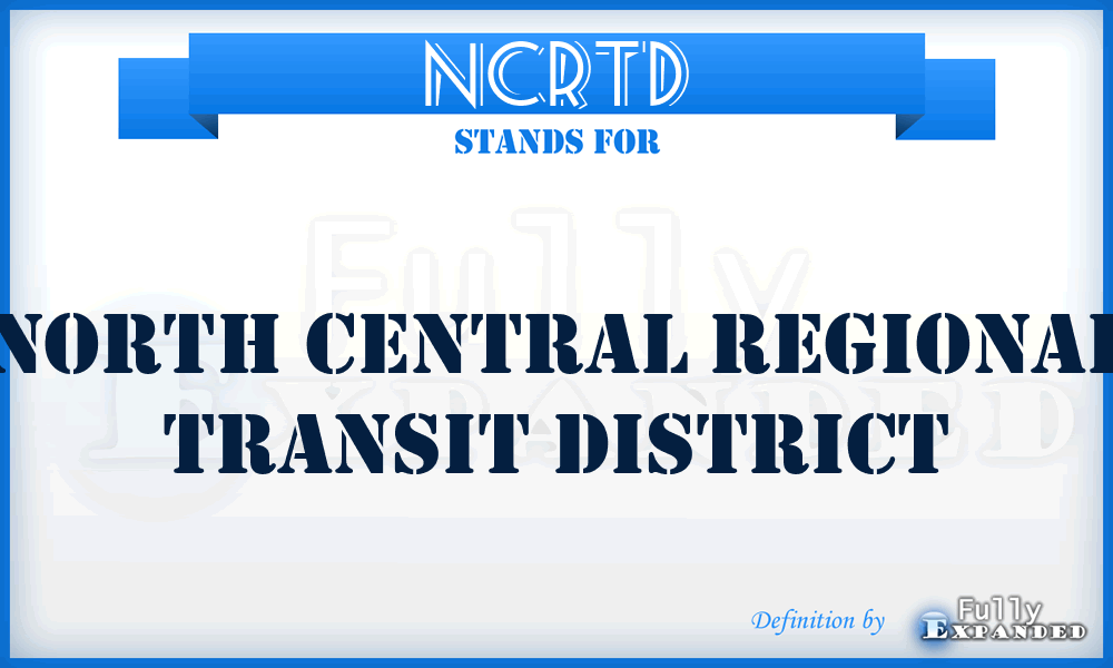 NCRTD - North Central Regional Transit District
