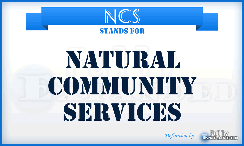 NCS - Natural Community Services