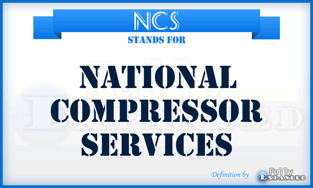 NCS - National Compressor Services