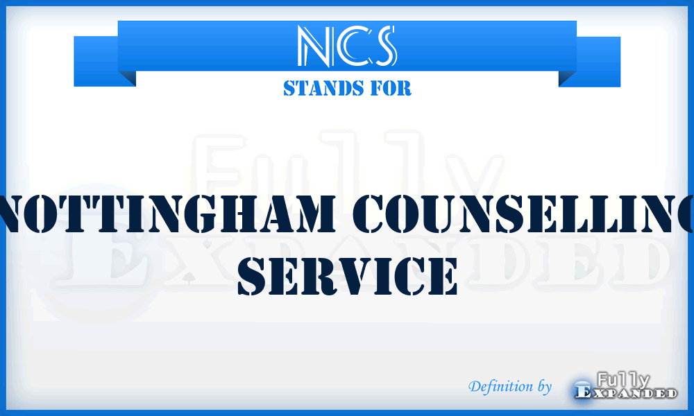 NCS - Nottingham Counselling Service