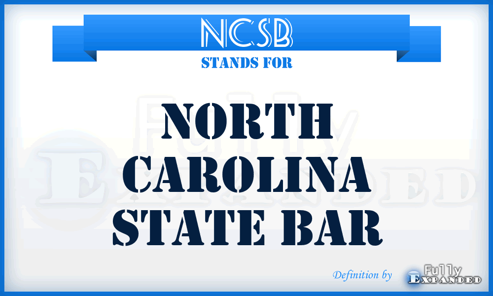 NCSB - North Carolina State Bar
