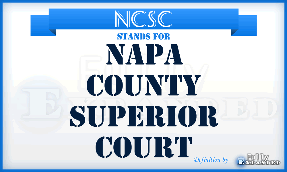 NCSC - Napa County Superior Court
