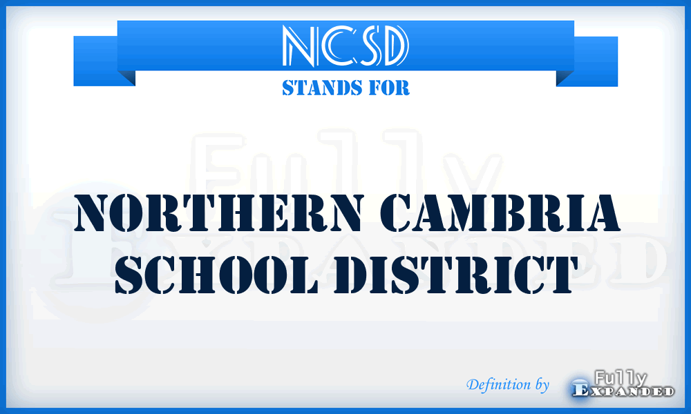 NCSD - Northern Cambria School District
