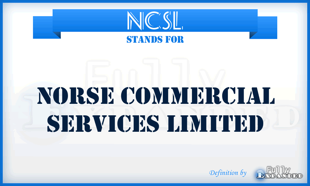 NCSL - Norse Commercial Services Limited