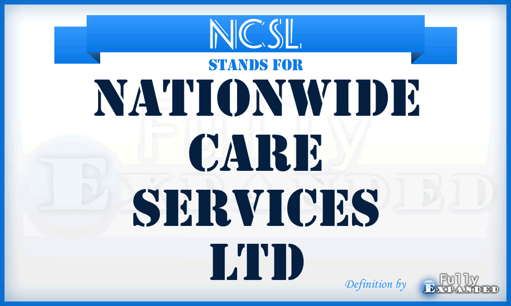 NCSL - Nationwide Care Services Ltd