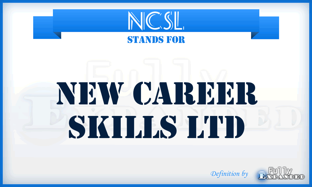 NCSL - New Career Skills Ltd