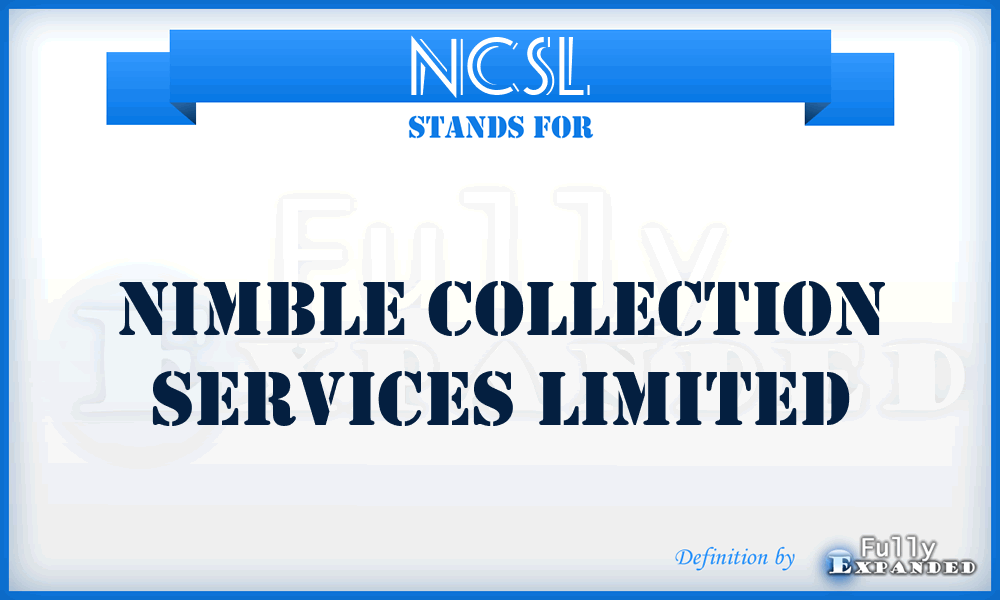NCSL - Nimble Collection Services Limited