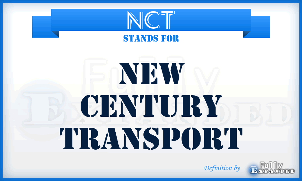 NCT - New Century Transport