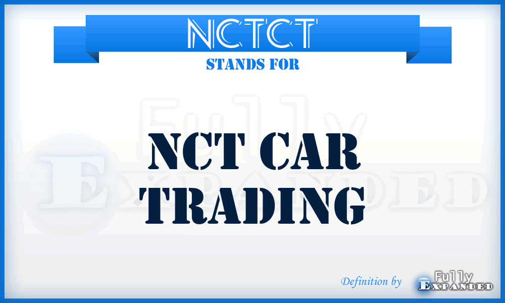 NCTCT - NCT Car Trading