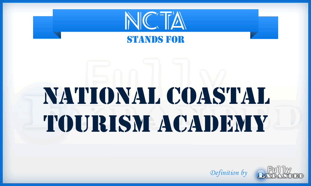 NCTA - National Coastal Tourism Academy