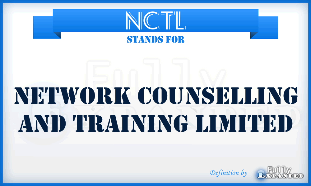NCTL - Network Counselling and Training Limited