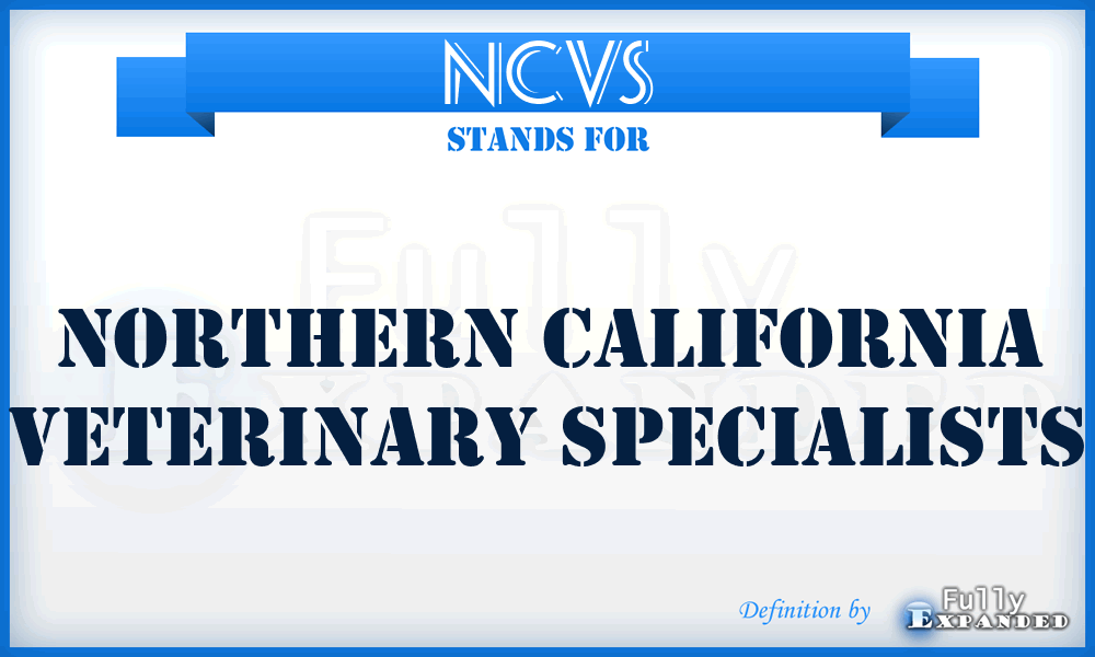 NCVS - Northern California Veterinary Specialists