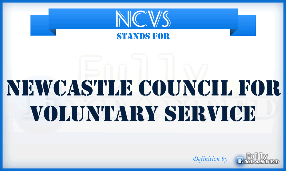 NCVS - Newcastle Council for Voluntary Service