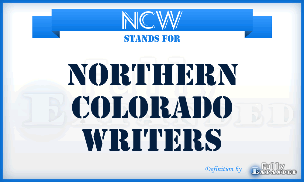 NCW - Northern Colorado Writers