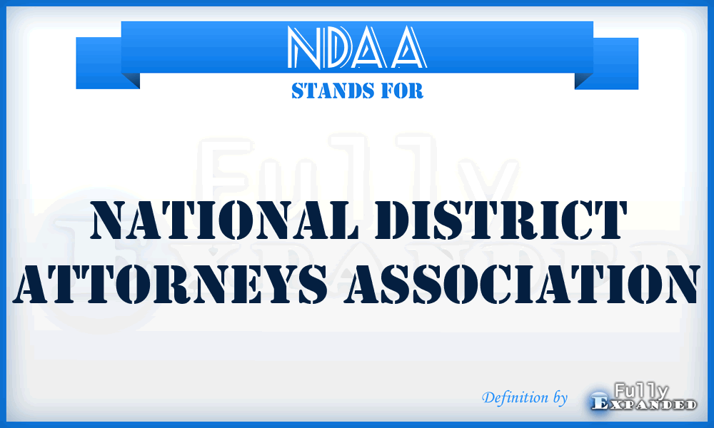 NDAA - National District Attorneys Association