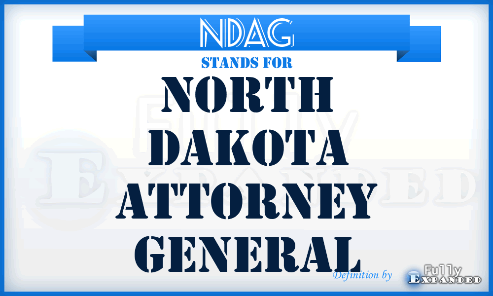 NDAG - North Dakota Attorney General