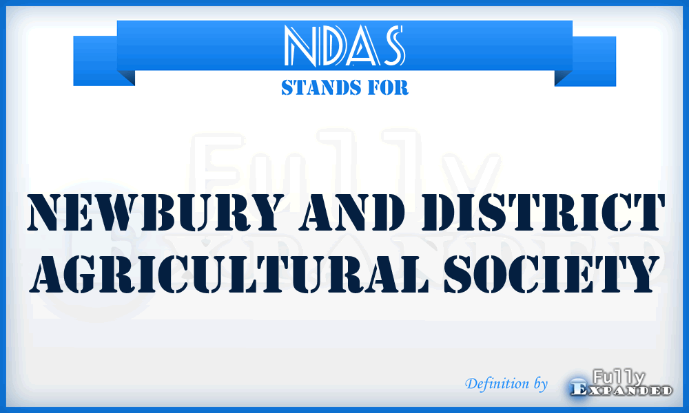 NDAS - Newbury and District Agricultural Society