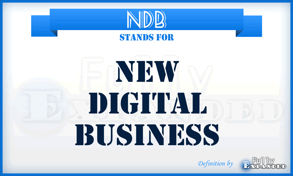 NDB - New Digital Business
