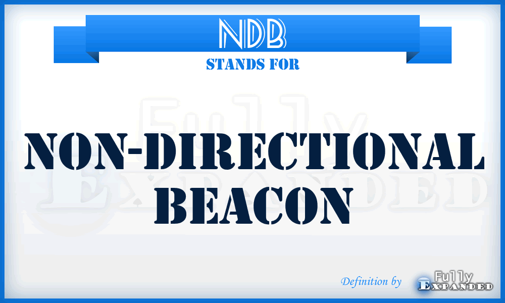 NDB - Non-Directional Beacon