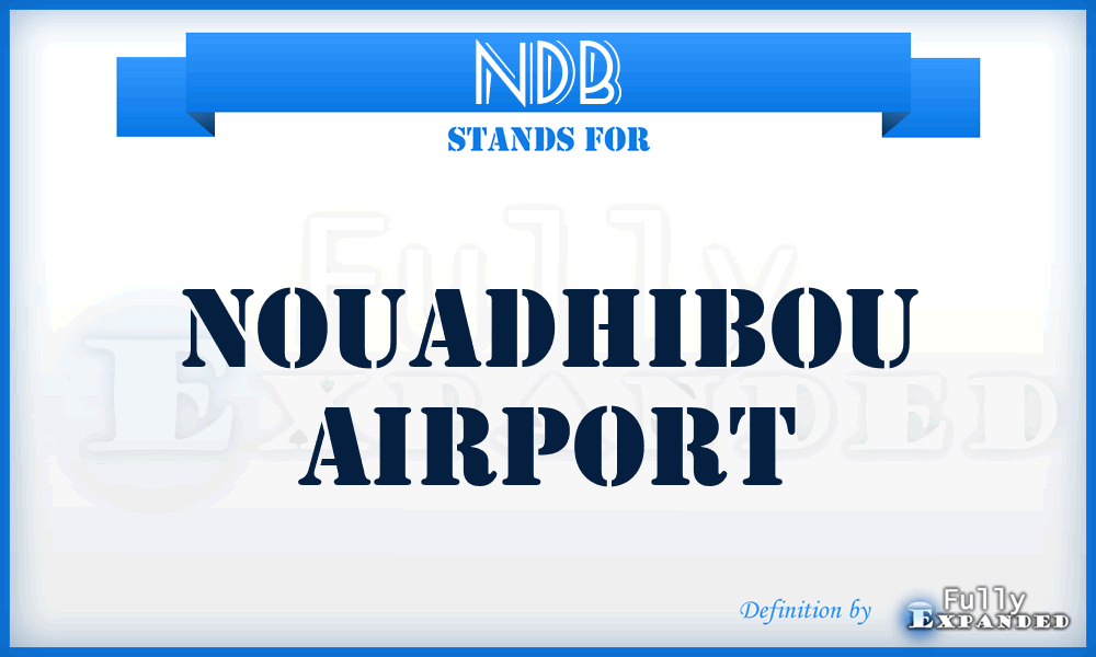 NDB - Nouadhibou airport