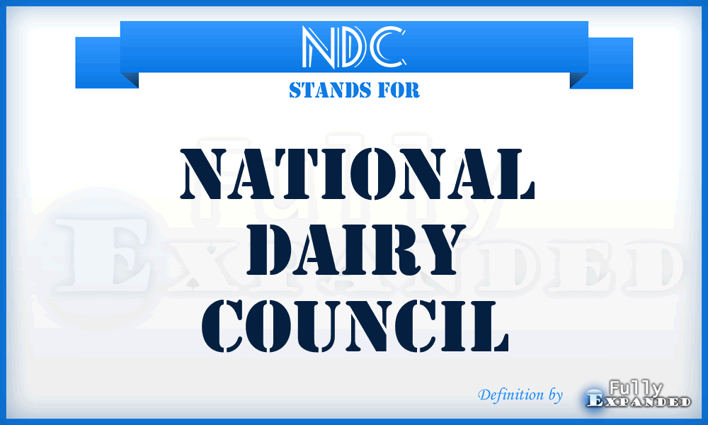 NDC - National Dairy Council