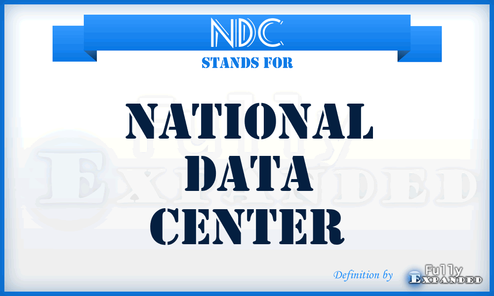 NDC - National Data Center