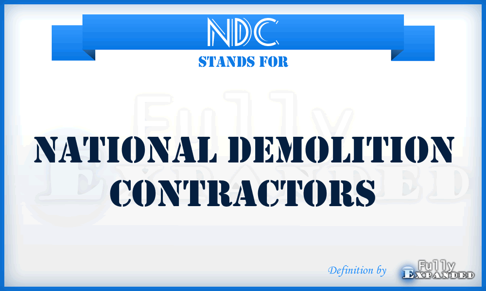 NDC - National Demolition Contractors